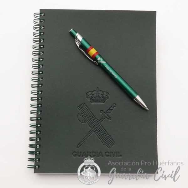 CUADERNO ESPIRAL A-5 POLIPIEL C ESC SECO